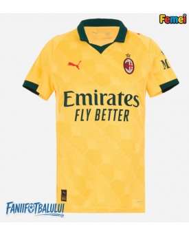 AC Milan Tricou Fotbal Replică 2025-26 Femei Treilea